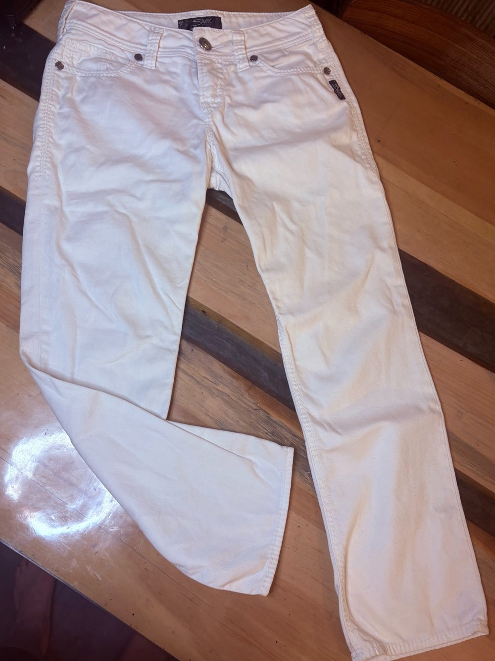 Silver Jeans Women’s Ankle-Length White Jeans